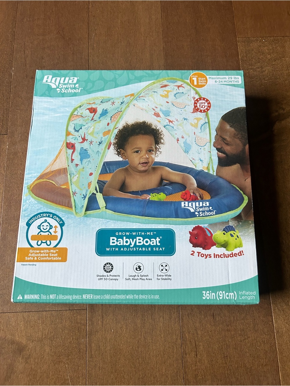 Baby Boat with Canopy - Aqua Swim School